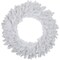 Northlight Canadian Pine Artificial Christmas Wreath - 30" - White - Unlit